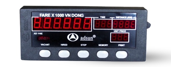đồng hồ taxi AD116F