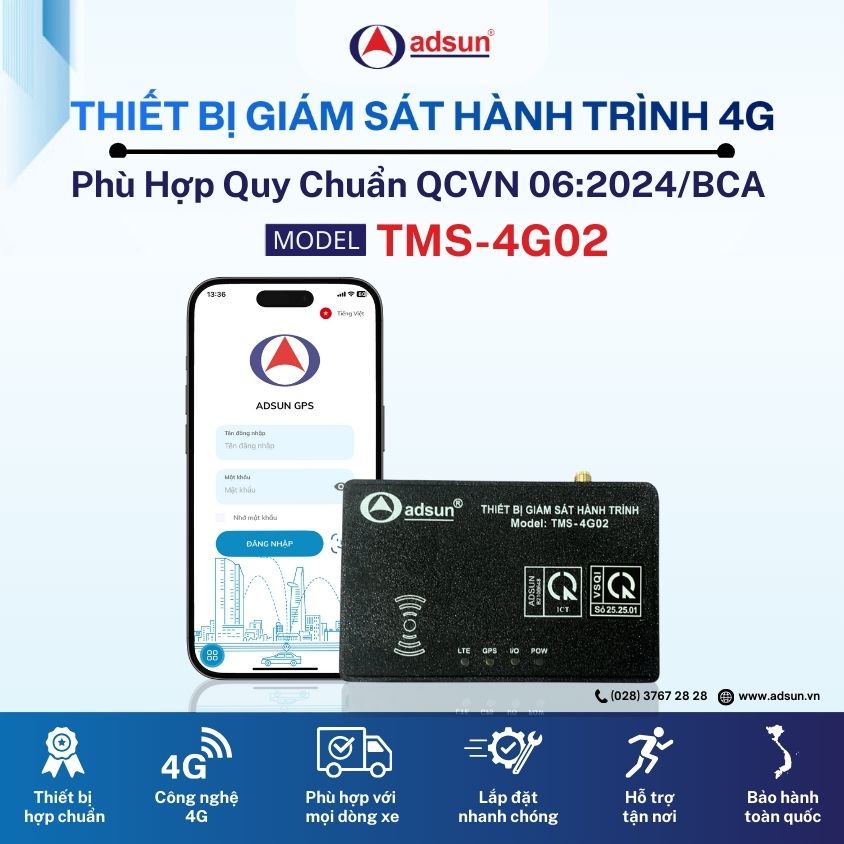 Thiết bị gi&aacute;m s&aacute;t h&agrave;nh tr&igrave;nh TMS-4G02