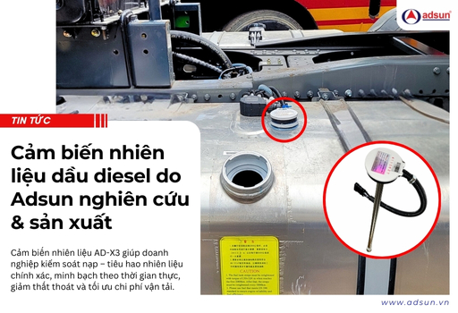 Cảm biến nhiên liệu dầu diesel do Adsun nghiên cứu và sản xuất