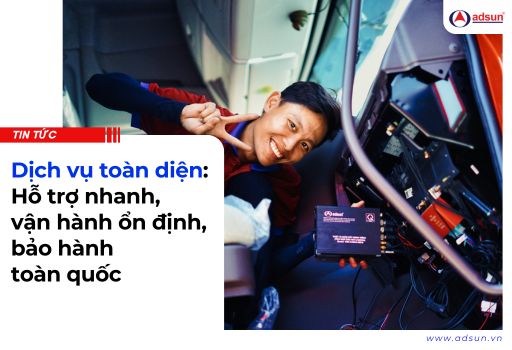 Dịch vụ toàn diện: Hỗ trợ nhanh, vận hành ổn định, bảo hành toàn quốc