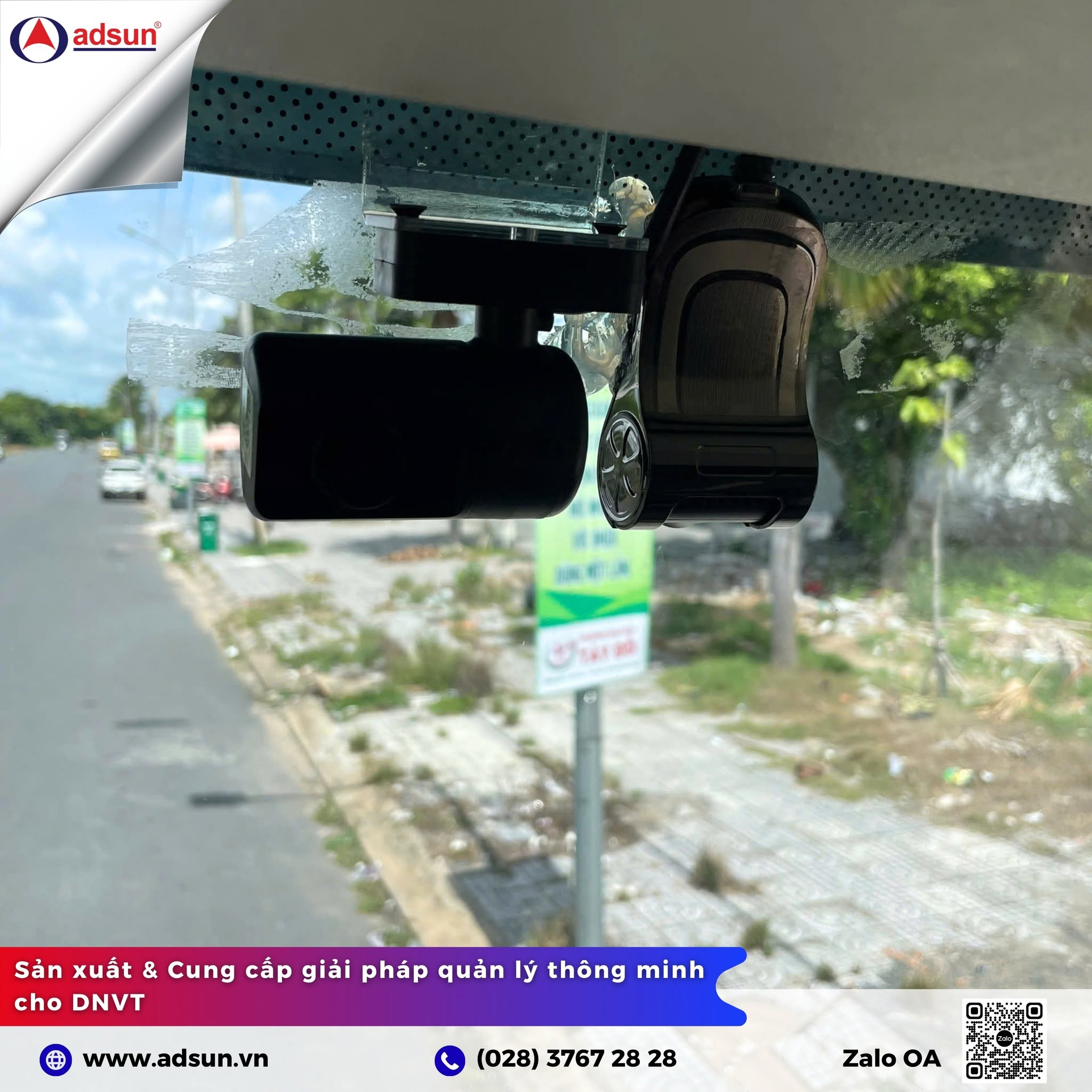 Hình ảnh vị trí camera trong cabin