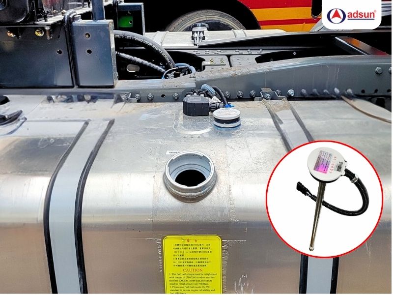 Adsun sản xuất và lắp đặt cảm biến nhiên liệu uy tín