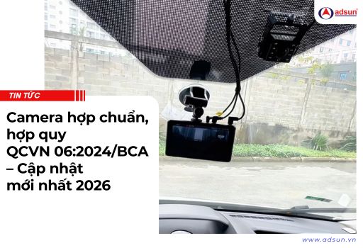 Camera ghi hình hợp chuẩn, hợp quy QCVN 06:2024 BCA – Cập nhật mới nhất 2026