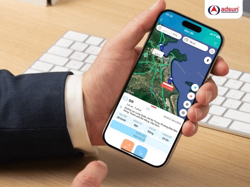 Phần mềm hỗ trợ quản lý xe từ xa