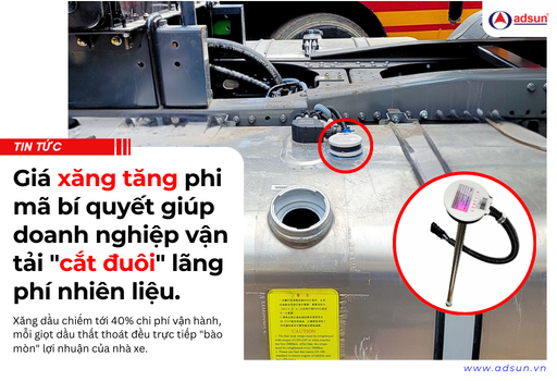 Giá xăng tăng phi mã bí quyết giúp doanh nghiệp vận tải "cắt đuôi" lãng phí nhiên liệu.