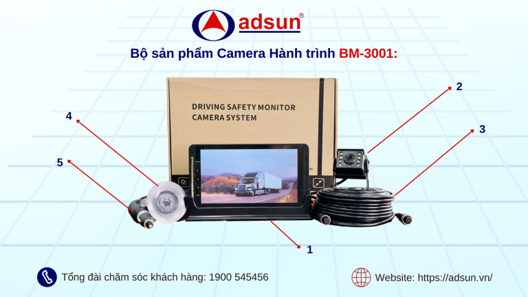 Camera hành trình tích hợp camera lùi