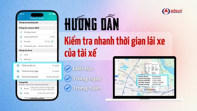 Hướng Dẫn Kiểm Tra Thời Gian Lái Xe Của Tài Xế Liên Tục, Trong Ngày, Trong Tuần