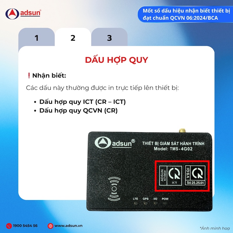 Dấu chứng nhận hợp quy được in trực tiếp trên sản phẩm Dấu chứng nhận hợp quy được in trực tiếp trên sản phẩm
