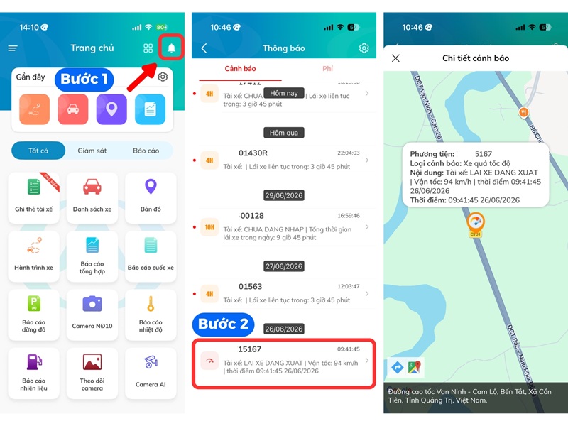 03-HDSD-6 app Cách xem xe quá tốc độ