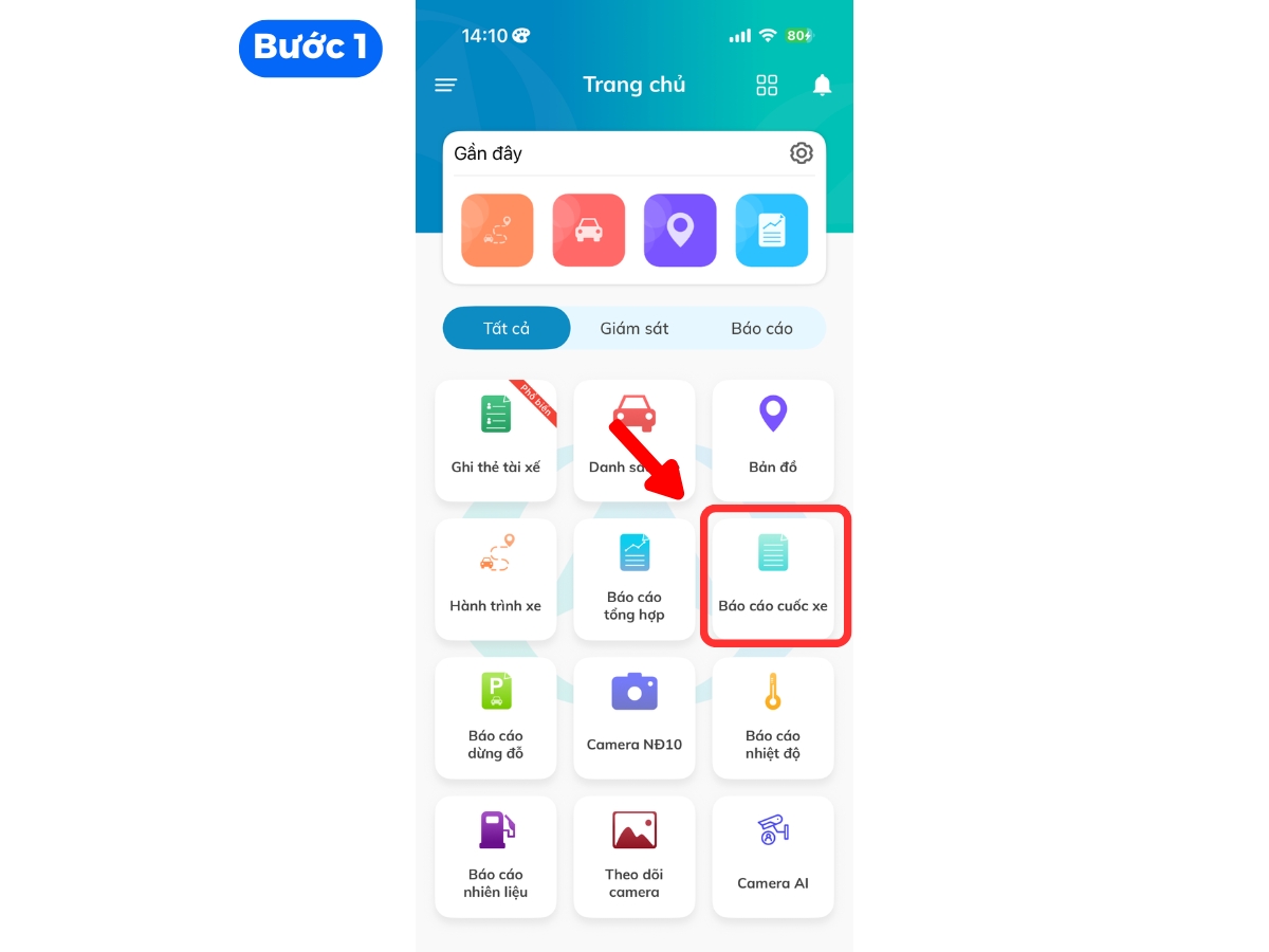 04-HDSD-4 app báo cáo cuốc xe 1
