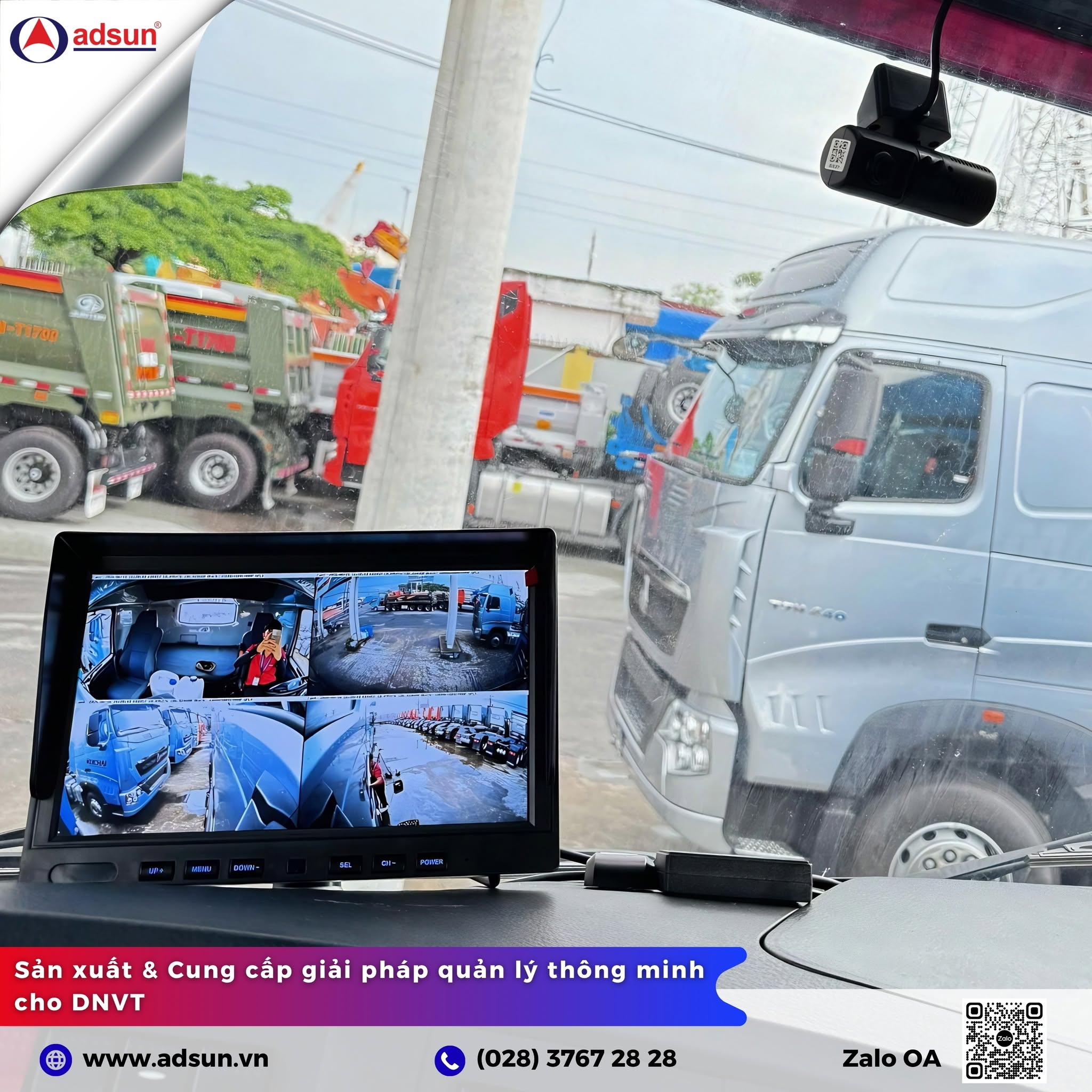 Hình ảnh LCD chụp với thẻ tài xế
